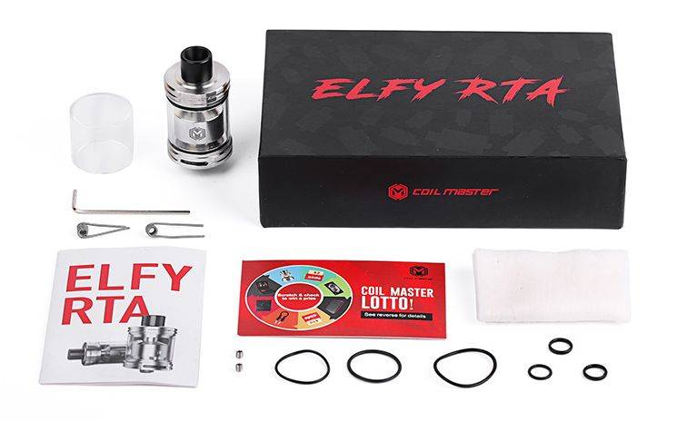 COILMASTER精灵ELFY RTA电子烟滴油雾化器-文章实验基地