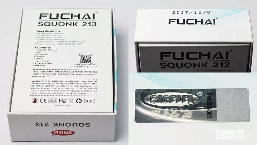 思格雷 FUCHAI SQUONK 21700 调压版电子烟底注套装体验-文章实验基地